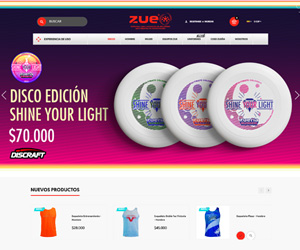 Menu Ecommerce ZUE Deportes