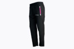 Pantalón Sudadera TrackPant Negro Rosado Zue Sports Colección 2024 Frente