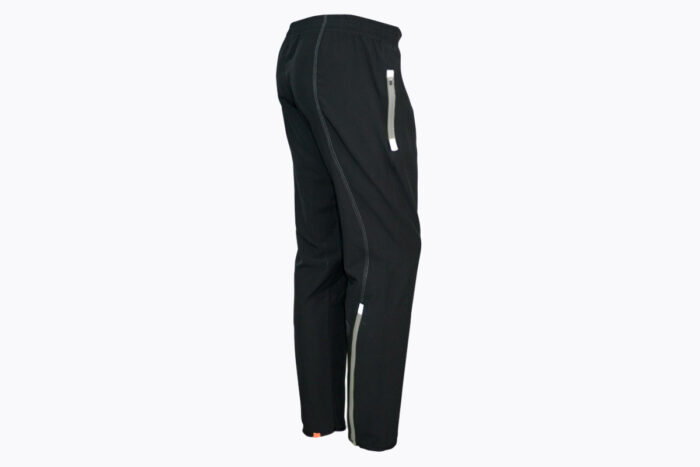 Pantalón Sudadera TrackPant Negro Gris Zue Sports Colección 2024 Atras