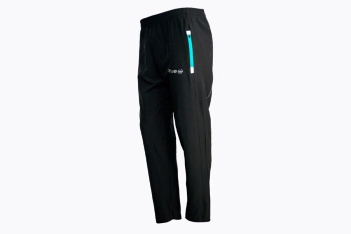 Pantalón Sudadera TrackPant Negro Aguamarina Zue Sports Colección 2024 Frente