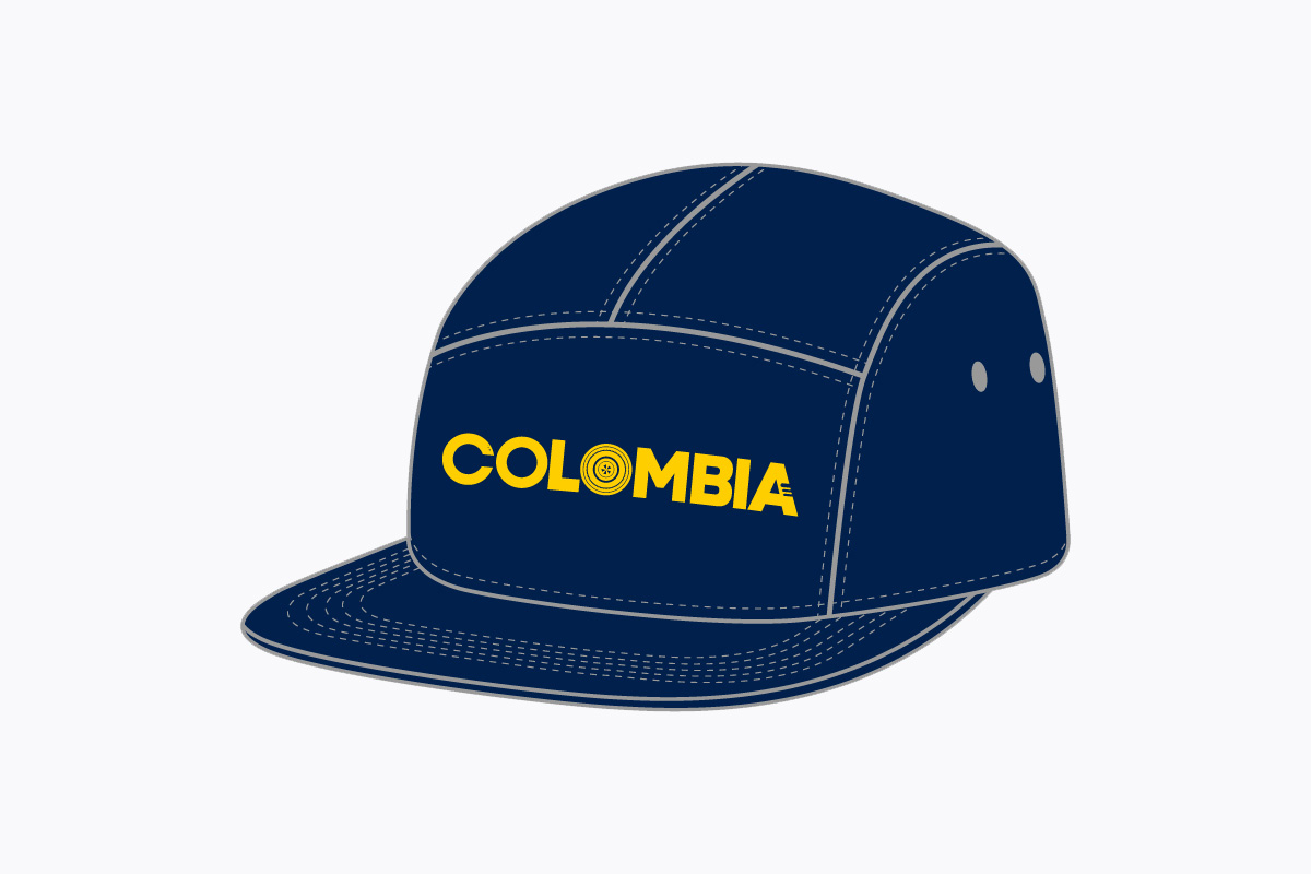 Gorra Selección Colombia WUC2024 Azul frente